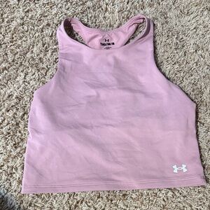 Under Armour girls Pink Tank Top